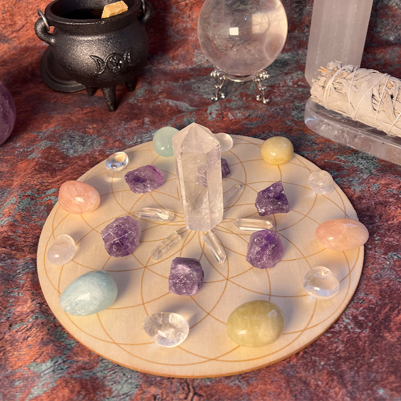 Crystal Grids for Energy Gathering