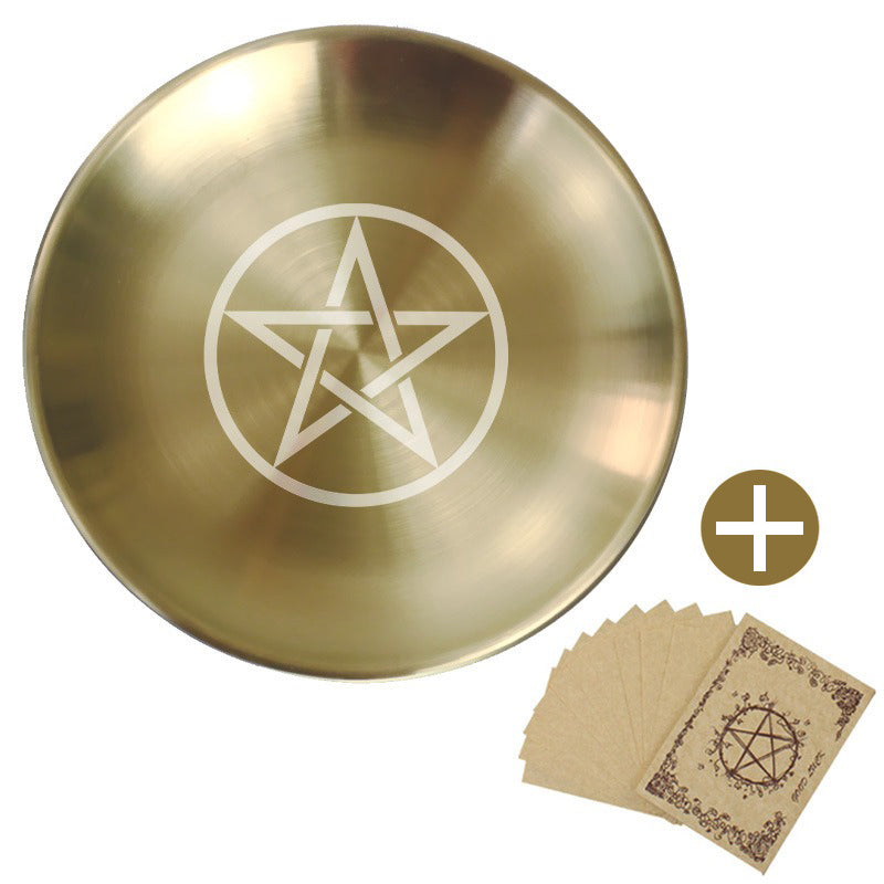 Metal Candelabra Steel Plate: A choice for witches’ magical meditation rituals