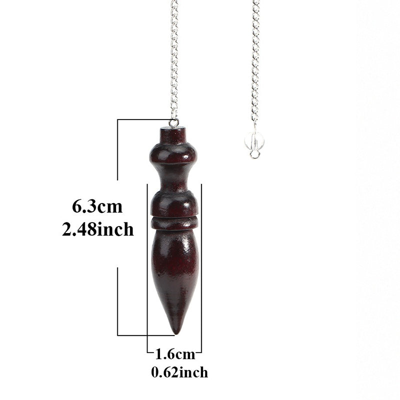 Walnut conical pendulum - a must-have for mystical witch magic