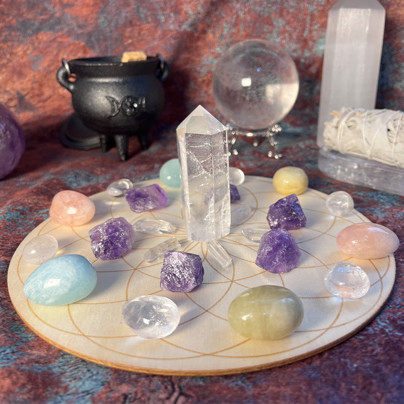 Crystal Grids for Energy Gathering