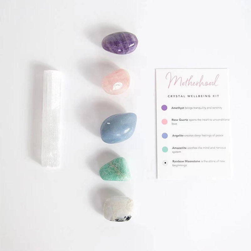 Crystal Healing Stones Set，Natural Crystals gift box，Balance the energy field