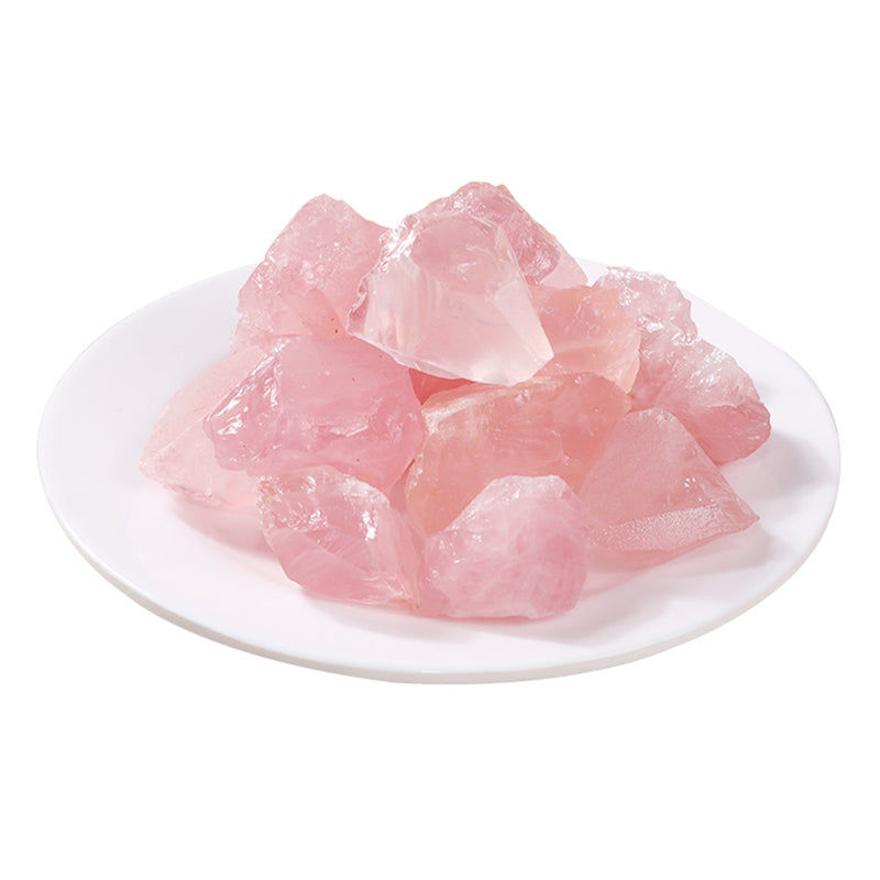 Rose Quartz Rough Stone Pink Crystal - Guardian Stone of Love