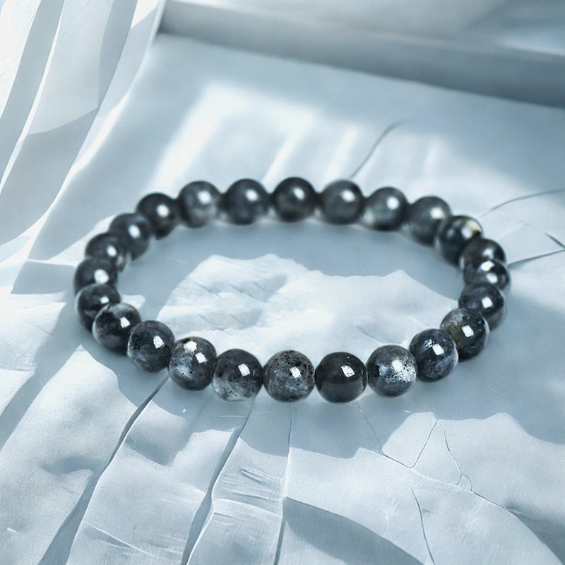 Shimmer Stone bracelet with sparkling 8mm beads by Roline Crystal