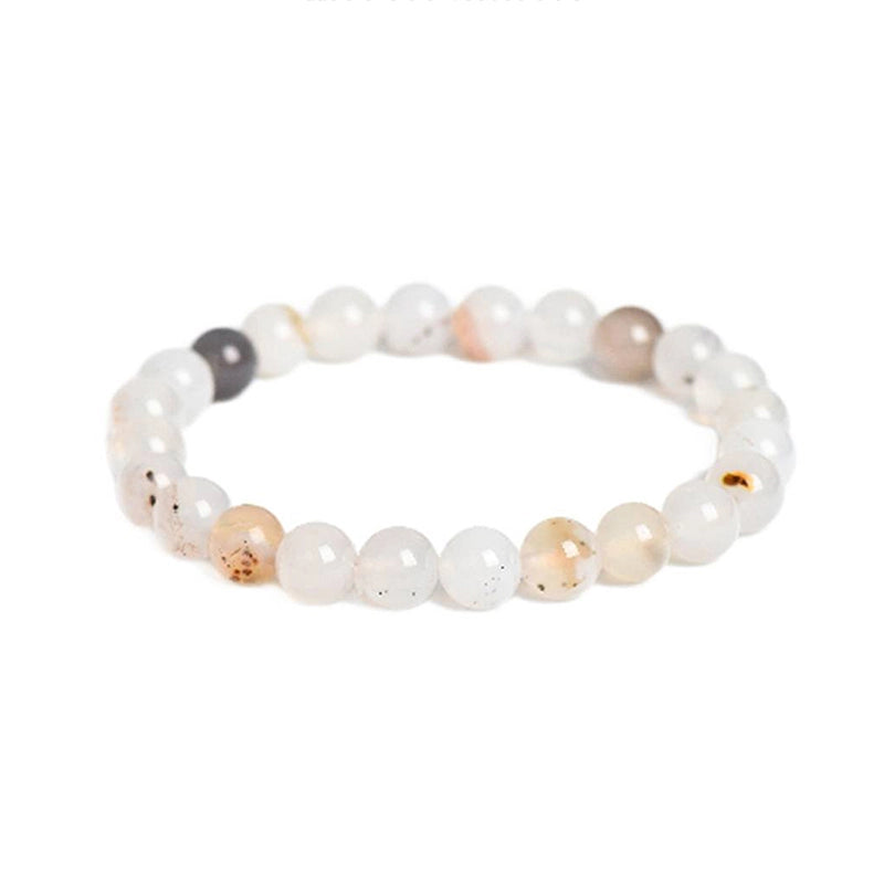 White Agate Bracelet – Clarity Jewelry | Roline Crystal
