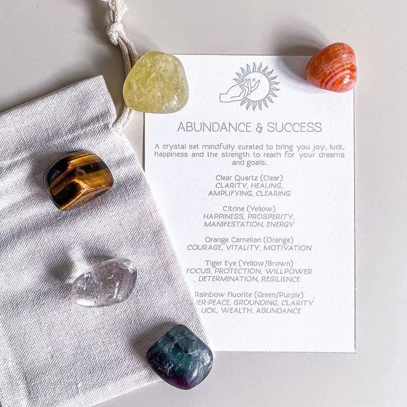 Crystal Healing Stone Set，Energy Healing Kit，healing for the mind and body