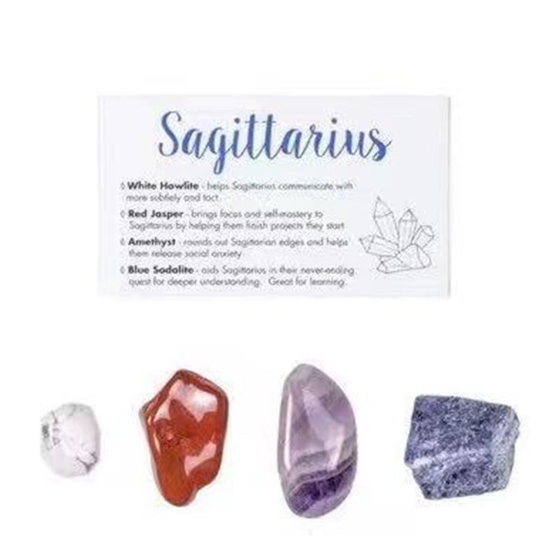 Crystal Healing Kits，12 Constellation Healing set gift