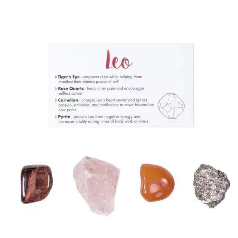 Crystal Healing Kits，12 Constellation Healing set gift