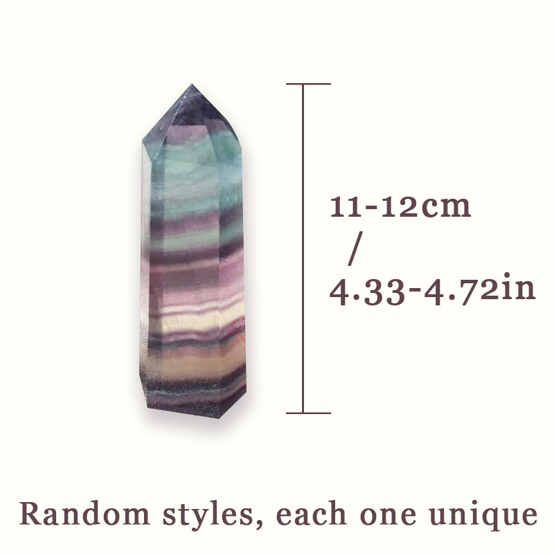 Rainbow Fluorite Tower - Embrace Serenity, Spiritual Growth & Chakra Balance