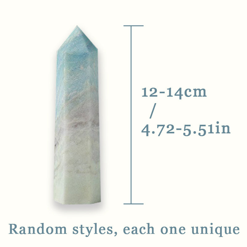 Caribbean Calcite Quartz Tower - Enhance Cognitive Abilities & Achieve Success