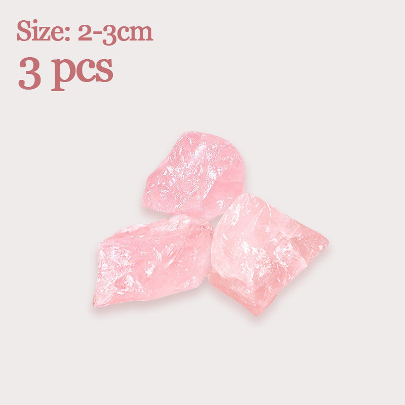 Rose Quartz Rough Stone Pink Crystal - Guardian Stone of Love