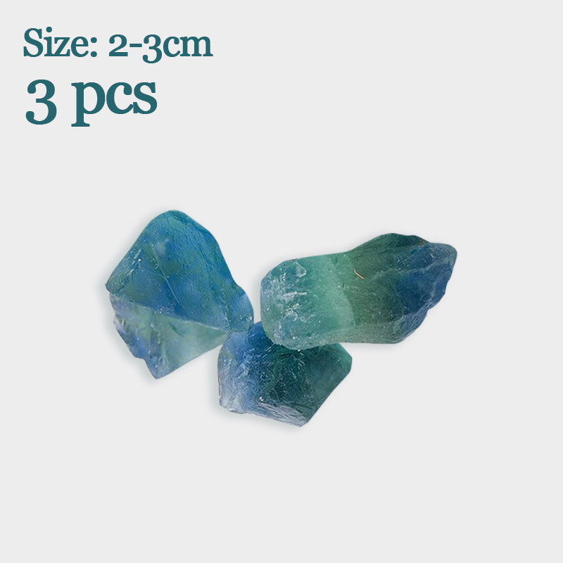 Blue Green Fluorite Raw Crystal - Emotional Stability, Enhanced Confidence & Courage