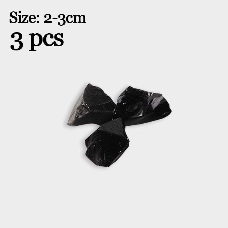 Obsidian Crystal Raw Stone - Protection, Energy Boost & Mind-Body Balance