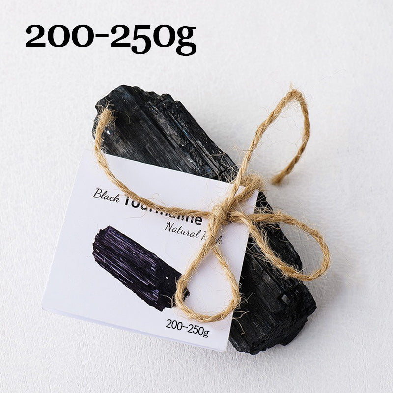 Black Tourmaline Raw Crystal Ornaments- Protect & Purify