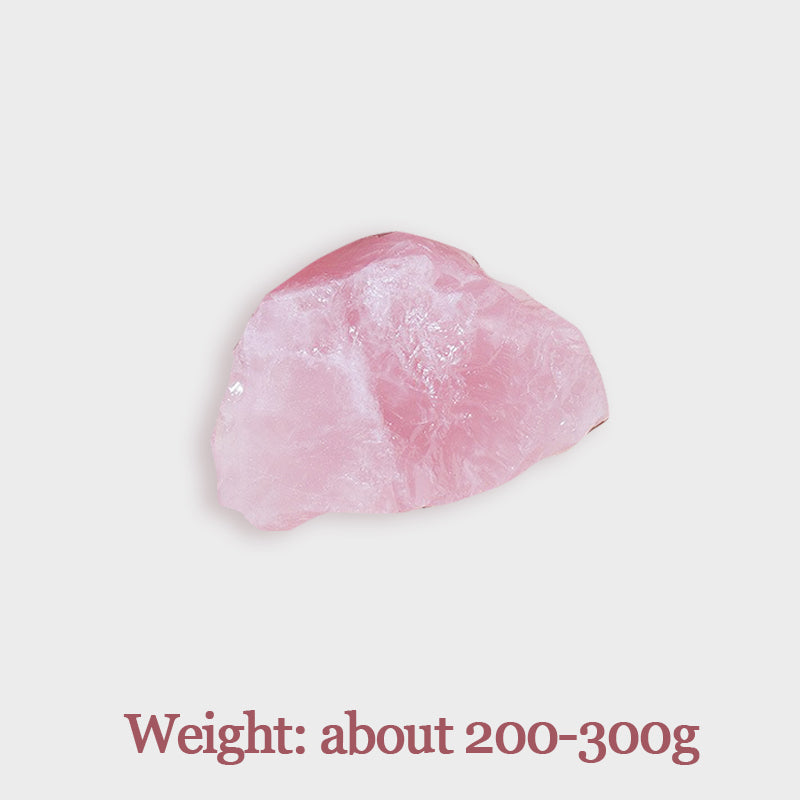 Rose Quartz Rough Stone Pink Crystal-Boost Love Luck & Confidence