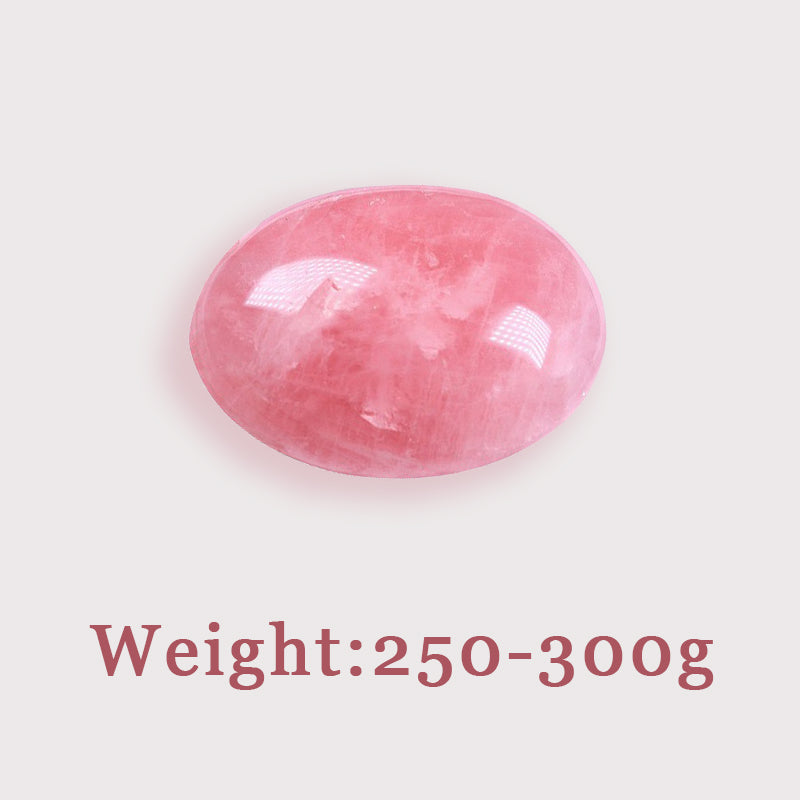 Madagascar Rose Quartz Palm Stone - Love, Self-Charm & Spiritual Healing