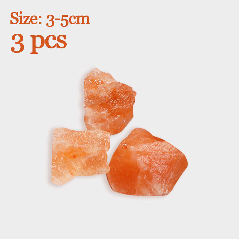 Orange Salt Raw Crystal - Stress Relief, Energy Balance & Intuition Enhancement