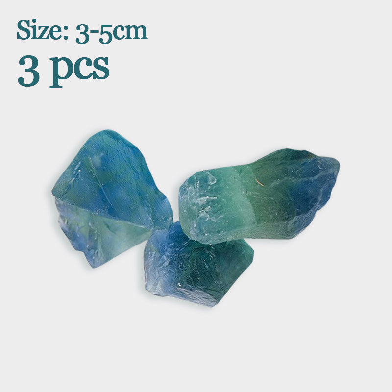 Blue Green Fluorite Raw Crystal - Emotional Stability, Enhanced Confidence & Courage