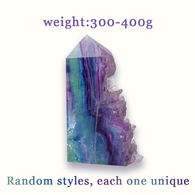 Rainbow Fluorite tower - Spiritual Enhancement, Emotional Relief & Negative Energy Removal