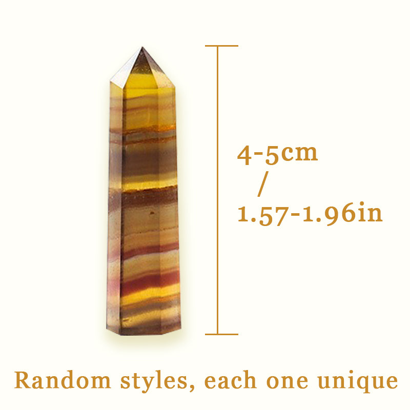 Yellow Fluorite Tower - Stabilize Mood, Enhance Spirituality, Promote Body & Mind