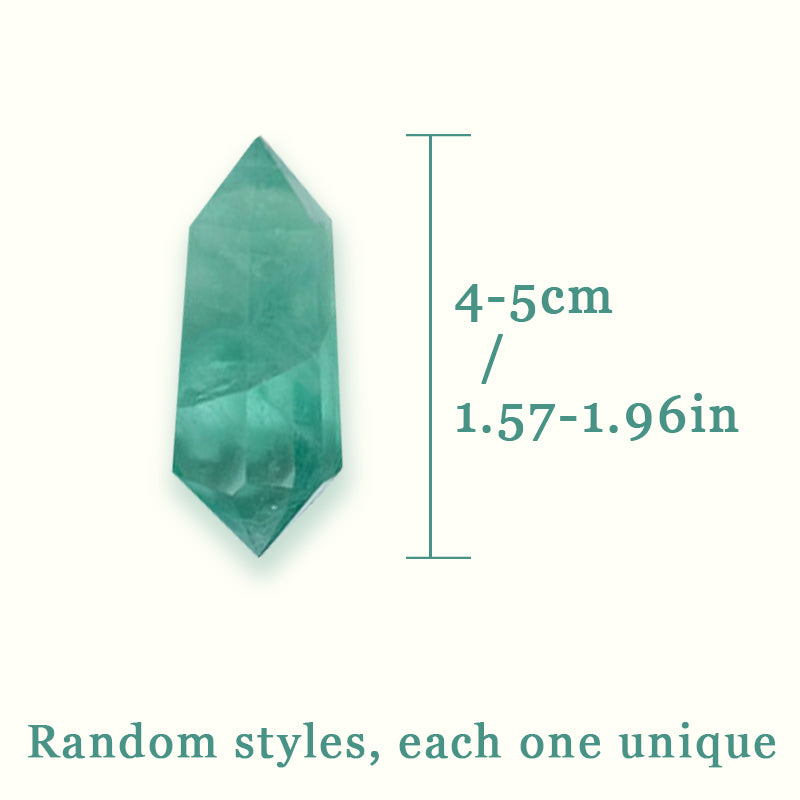 Green Fluorite Double Terminated - Balance Energy & Promote Well-being