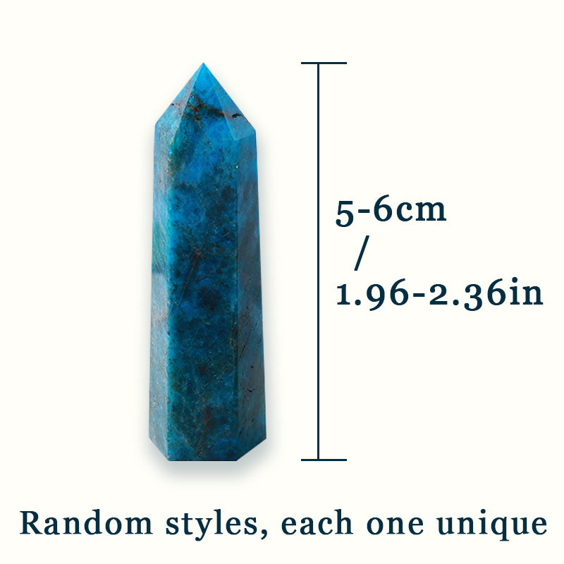 Blue Apatite Tower - Spiritual Enlightenment & Creativity