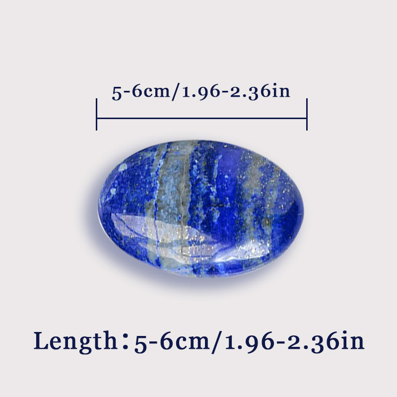 Lapis Lazuli Palm Stone - Emotional Balance, Insight & Spiritual Upliftment