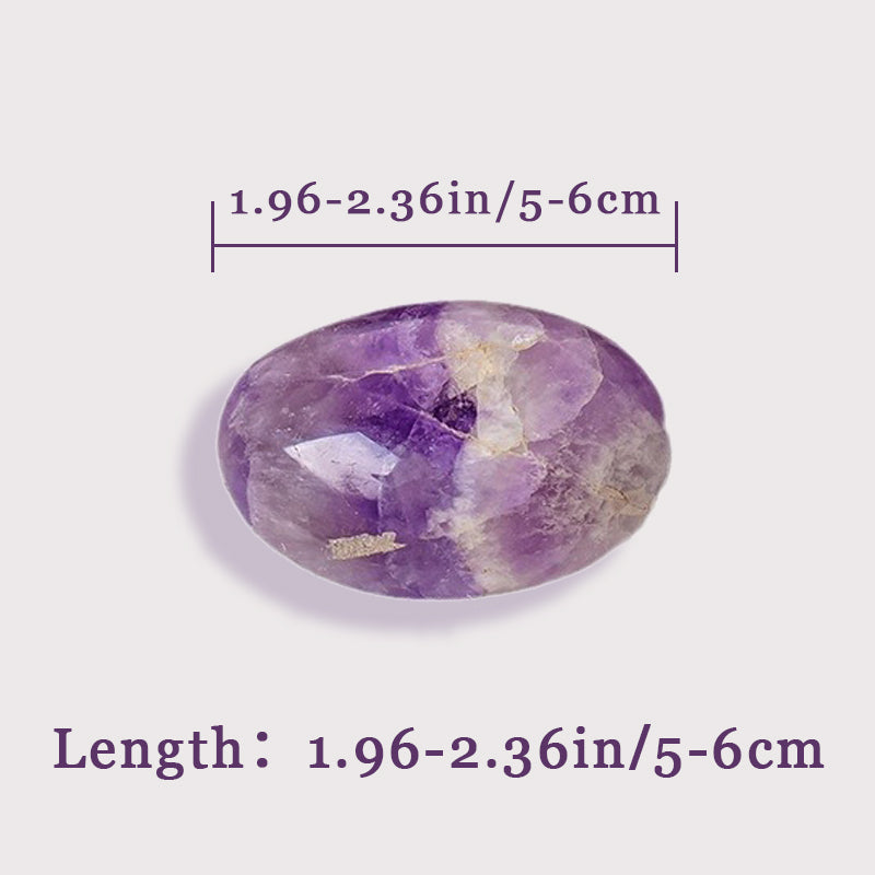 Fantasy Amethyst Palm Stone - Emotional Stability, Spiritual Enhancement