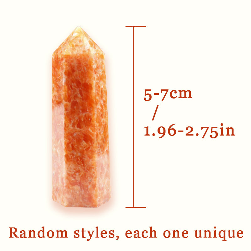 Sunstone Tower - Soothing Energy Enhancer for Positivity and Inner Strength