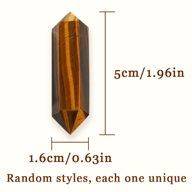 Tiger Eye Crystal Double Terminated - Enhance Your Mind, Body and Spirit