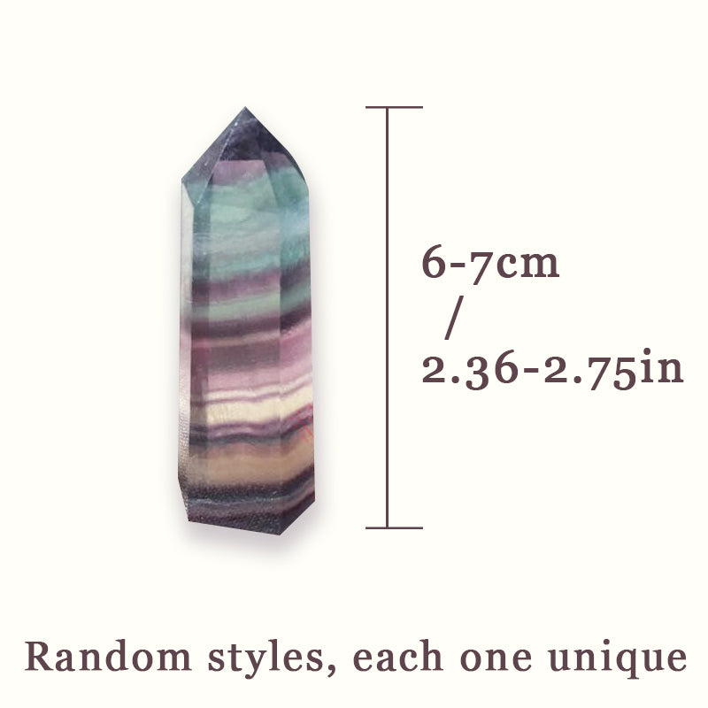 Rainbow Fluorite Tower - Embrace Serenity, Spiritual Growth & Chakra Balance