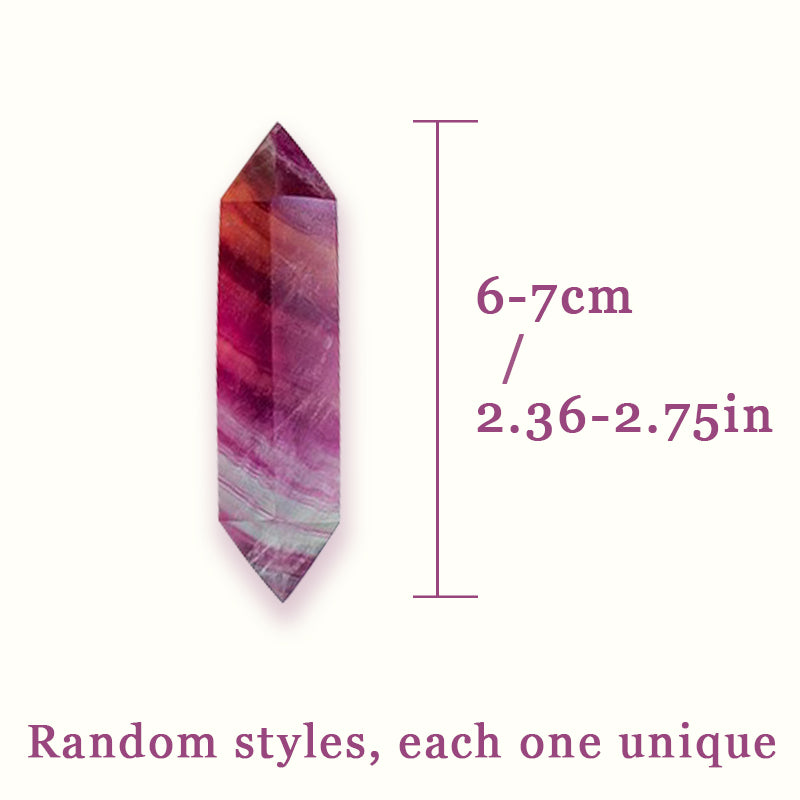 Candy Rainbow Fluorite Double Terminated-Enhance Intelligence, Spirituality & Emotional Stability