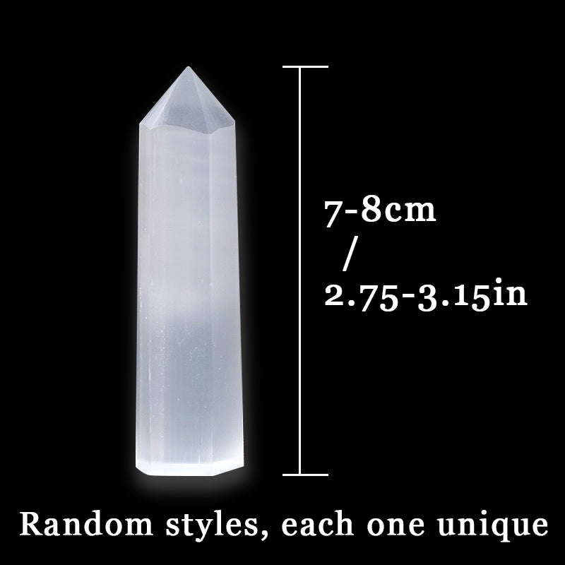 Gypsum Tower-Meditation Aid, Evil Spirit Protection, Energy Balance & Spirituality Enhancement