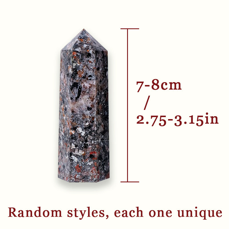 Flame Stone Tower - Emotional Stability & Spiritual Growth Energy Balancer