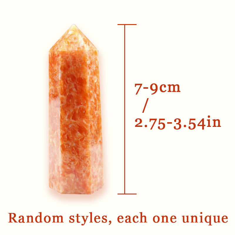 Sunstone Tower - Soothing Energy Enhancer for Positivity and Inner Strength