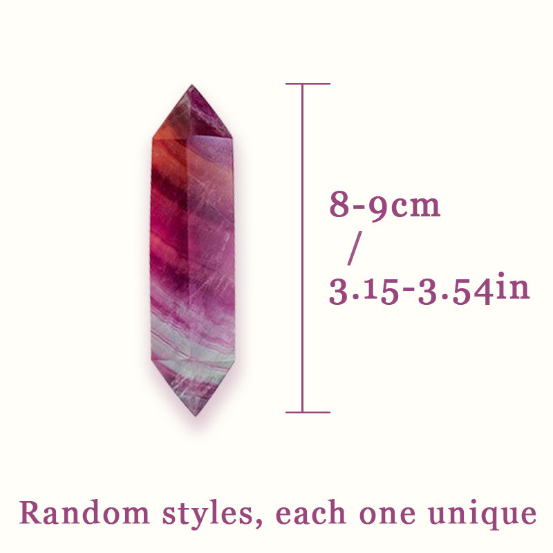 Candy Rainbow Fluorite Double Terminated-Enhance Intelligence, Spirituality & Emotional Stability