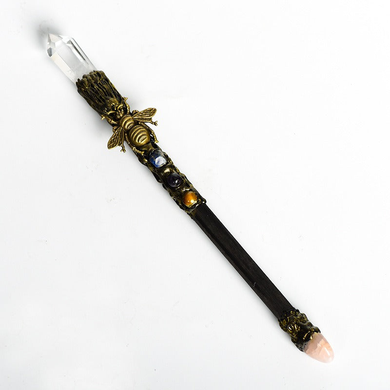 White Crystal Wand，Crystal Magic Wand