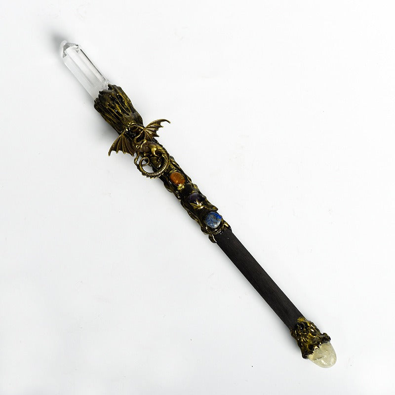 White Crystal Wand，Crystal Magic Wand