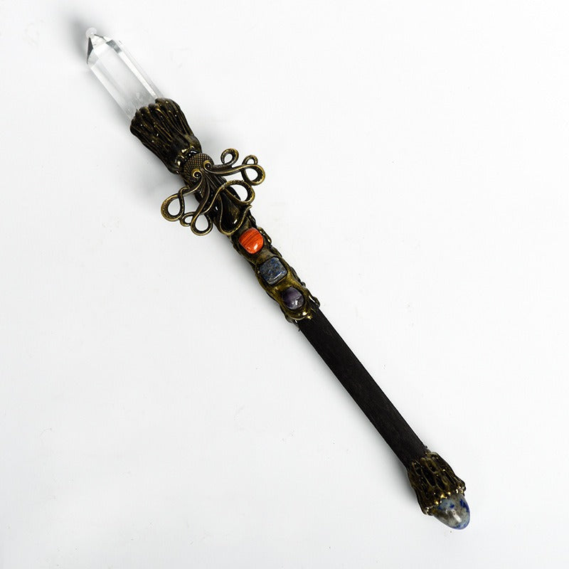 White Crystal Wand，Crystal Magic Wand