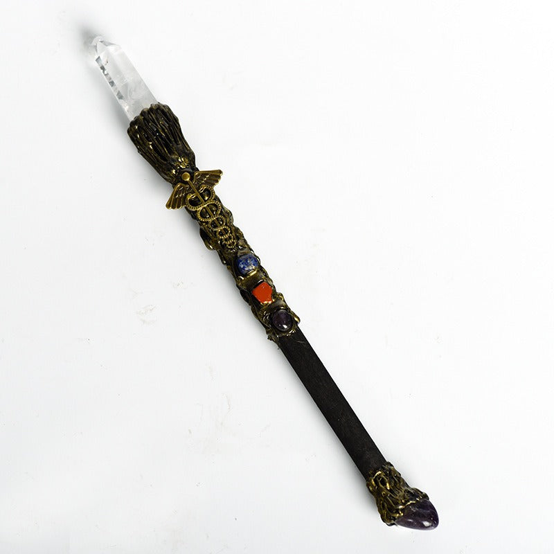 White Crystal Wand，Crystal Magic Wand